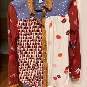 Anthropologie Maeve Paz Button Shirt NWOT